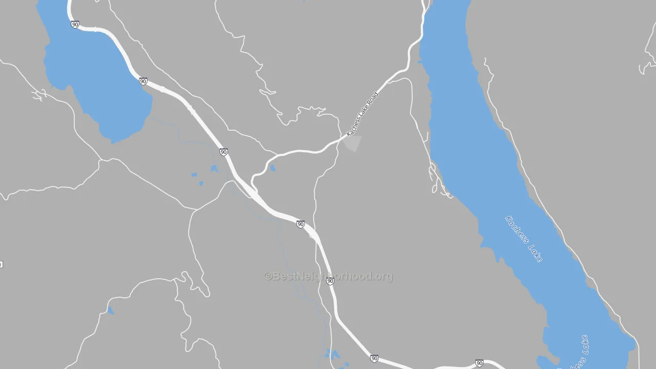 Transit Grade map of Stampede, WA