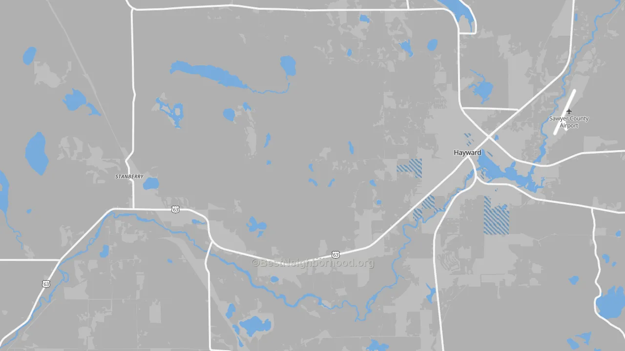 Transit Grade map of Stanberry, WI