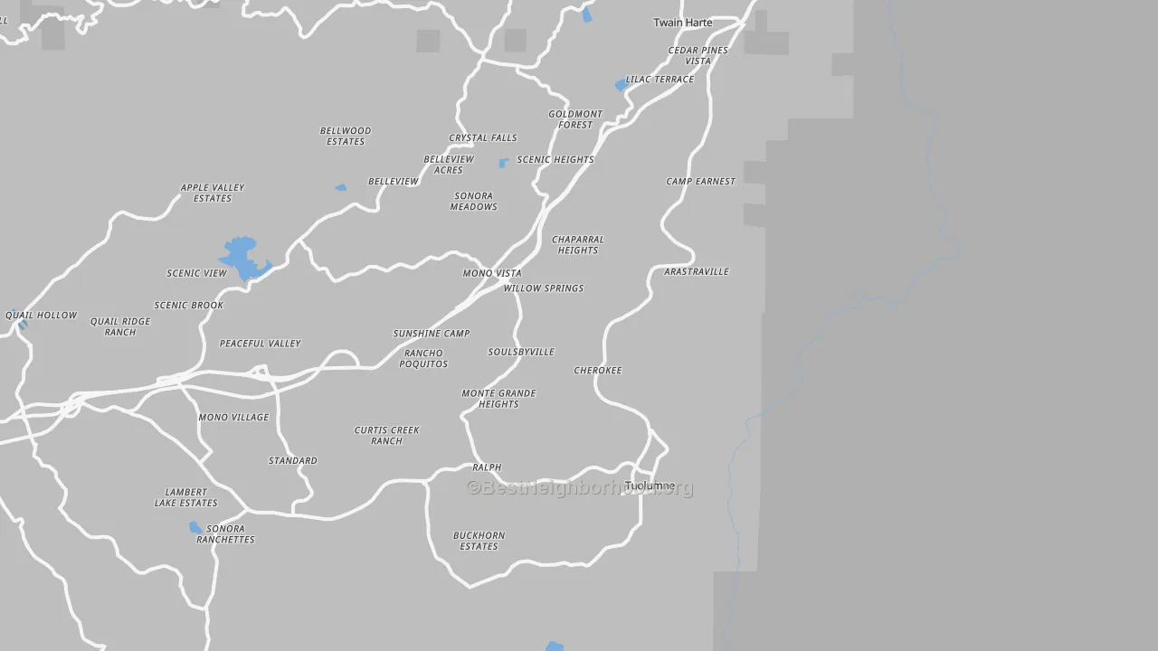 Transit Grade map of Standard, CA