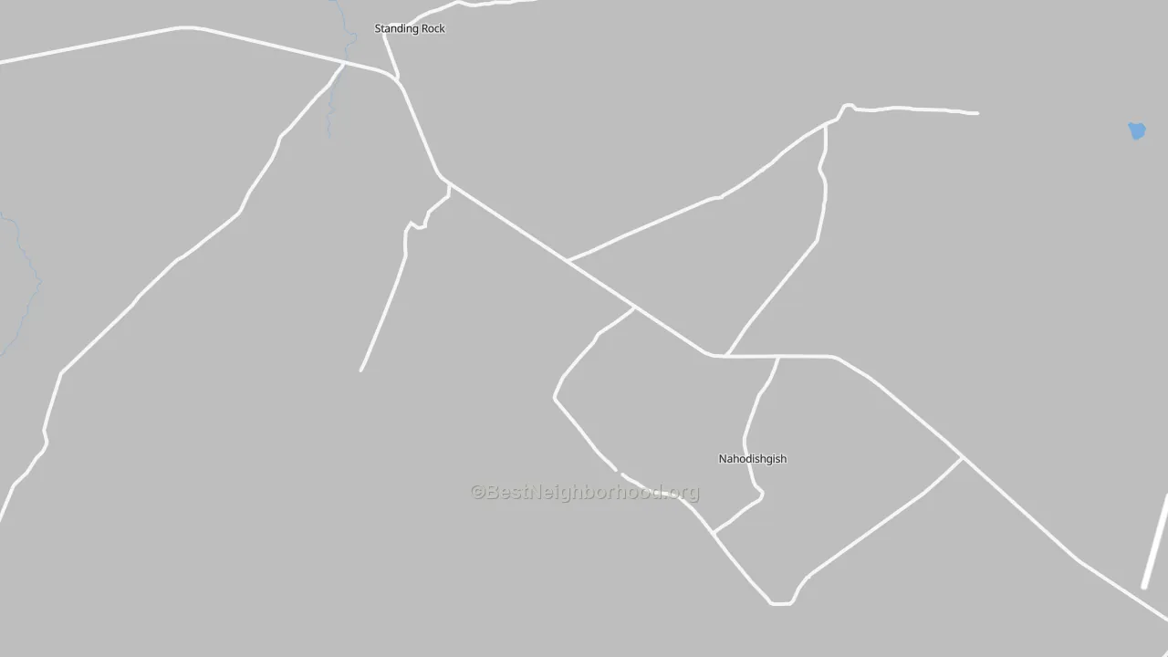Transit Grade map of Standing Rock, NM