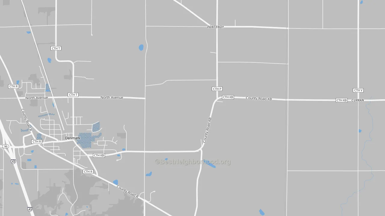 Transit Grade map of Stangelville, WI