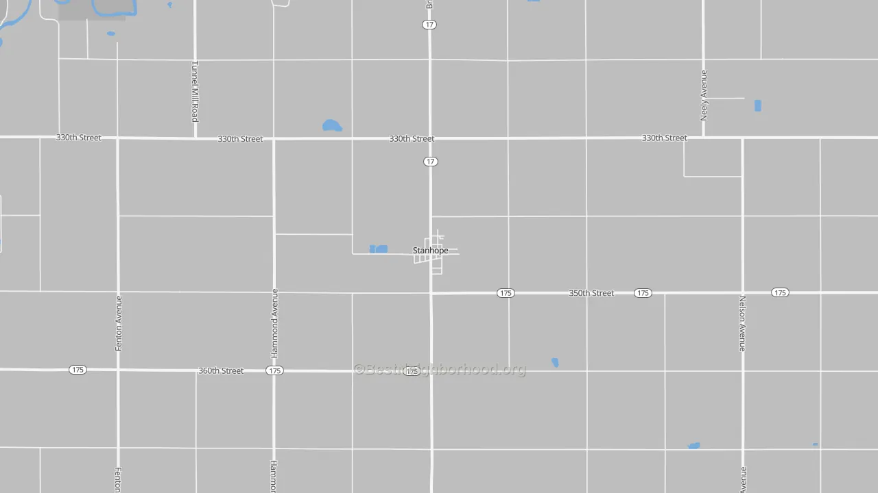 Transit Grade map of Stanhope, IA