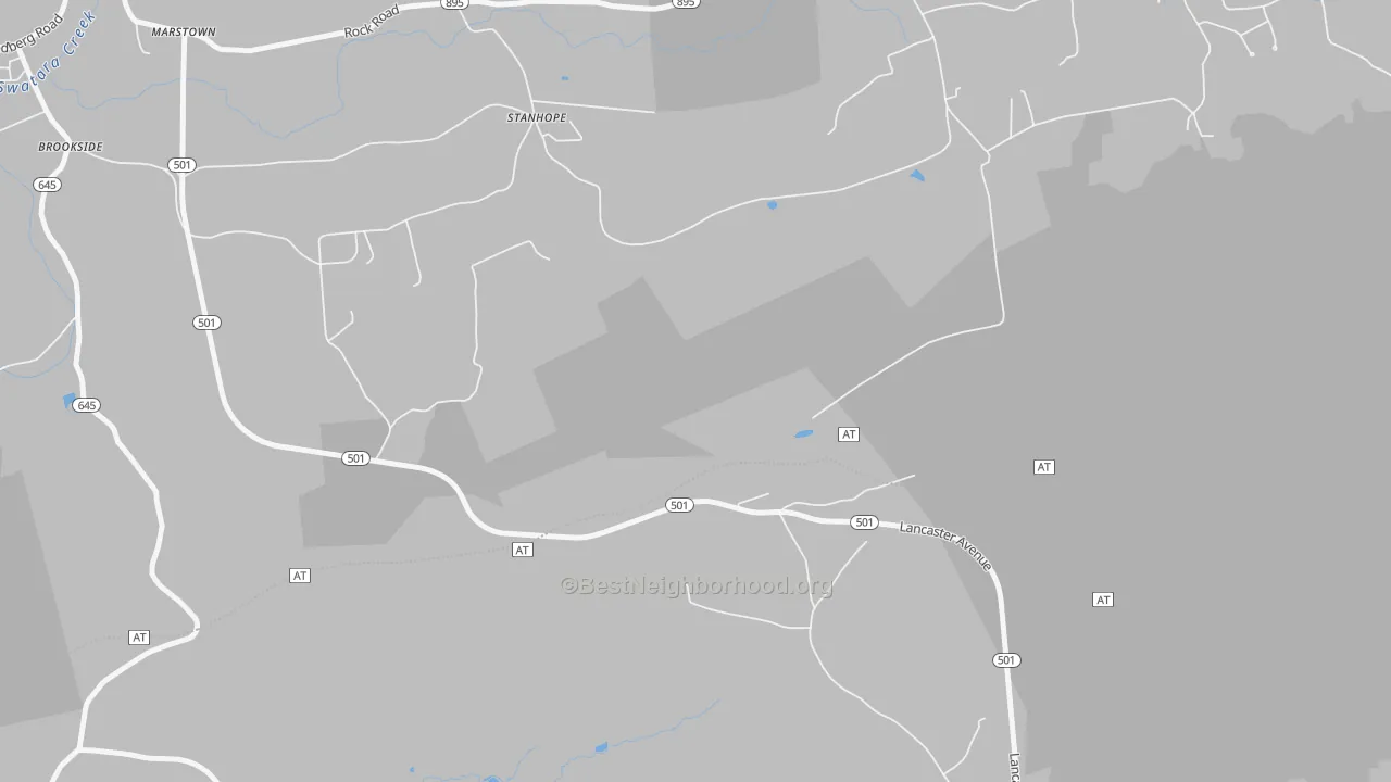 Transit Grade map of Stanhope, PA