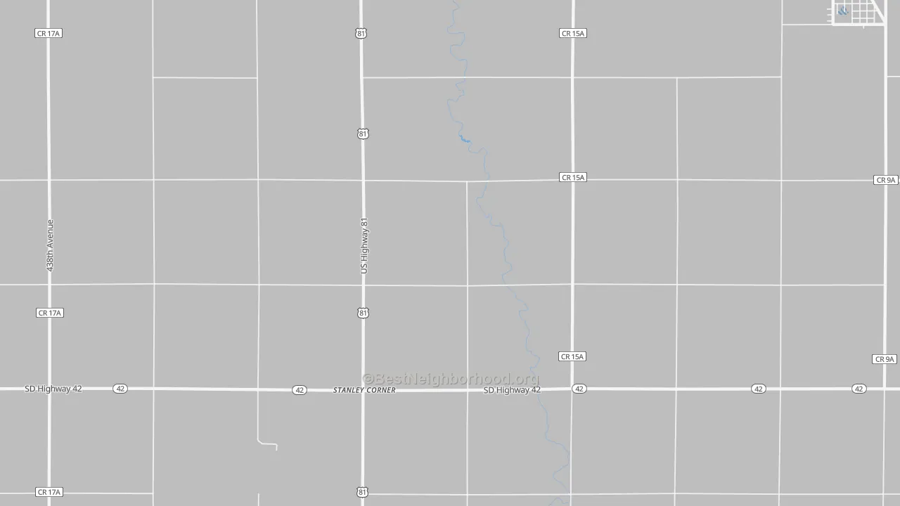 Transit Grade map of Stanley Corner, SD