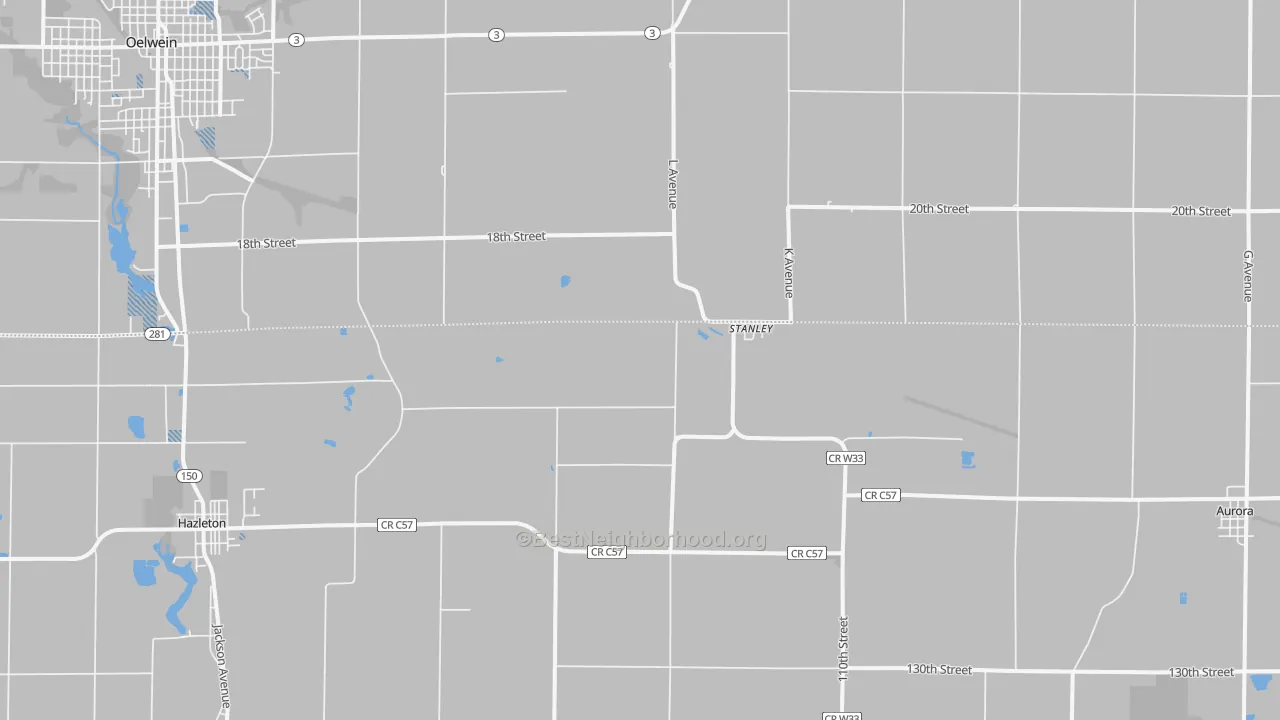 Transit Grade map of Stanley, IA