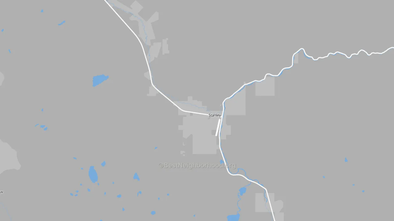 Transit Grade map of Stanley, ID