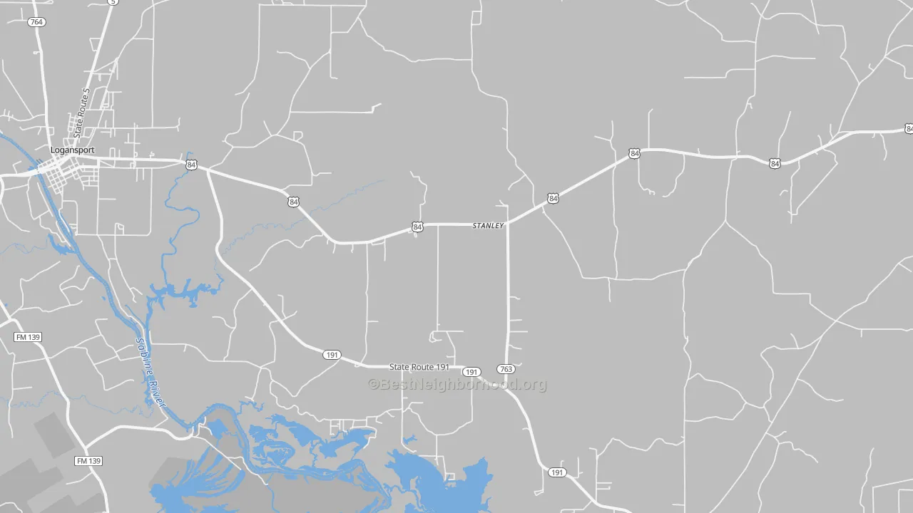 Transit Grade map of Stanley, LA