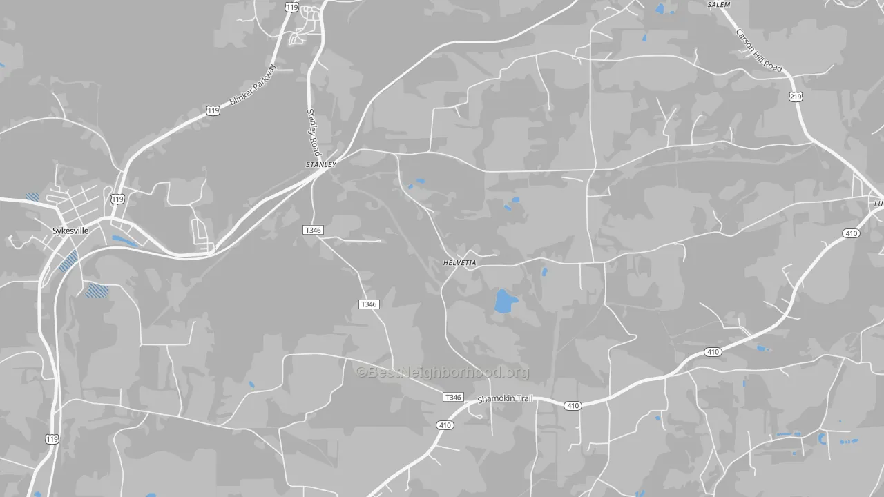 Transit Grade map of Stanley, PA