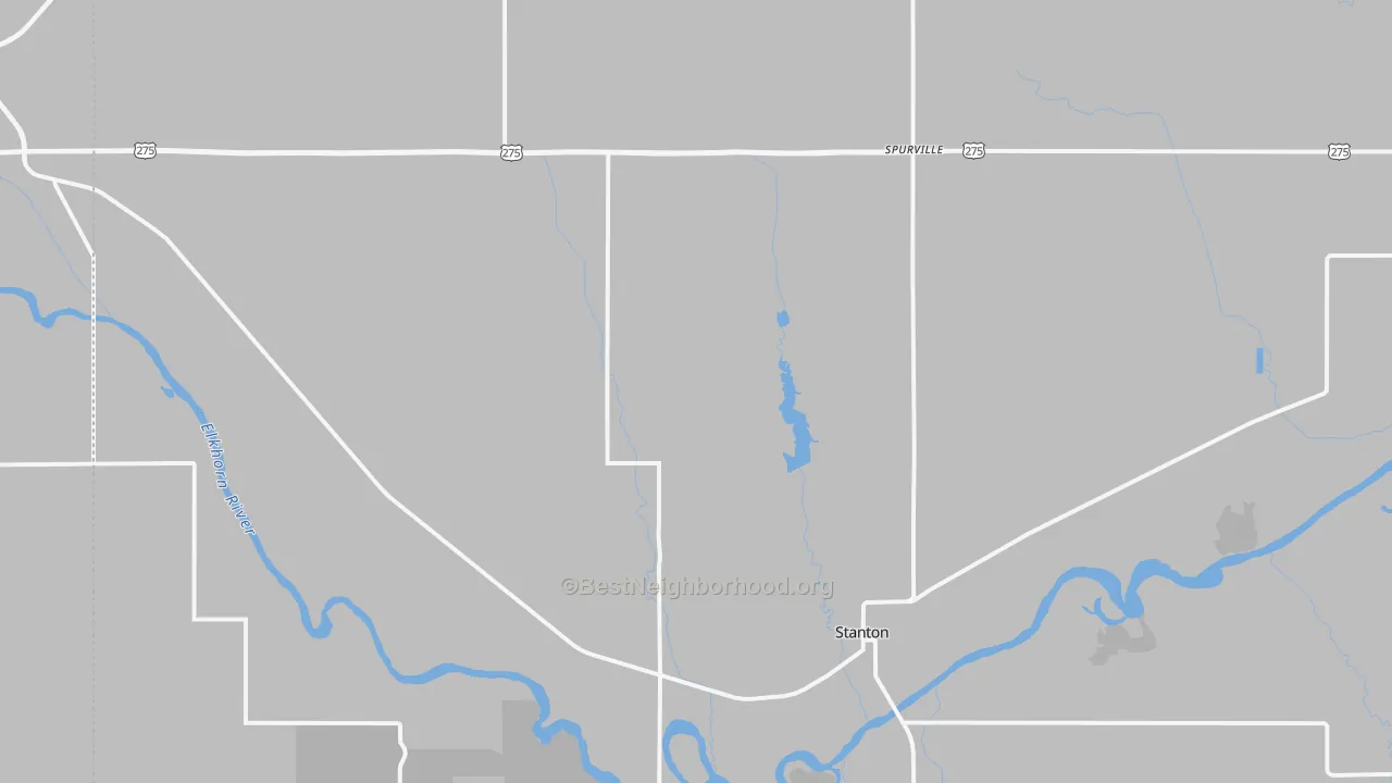 Transit Grade map of Stanton County, NE