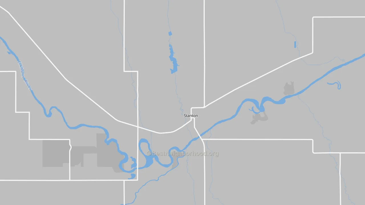 Transit Grade map of Stanton, NE