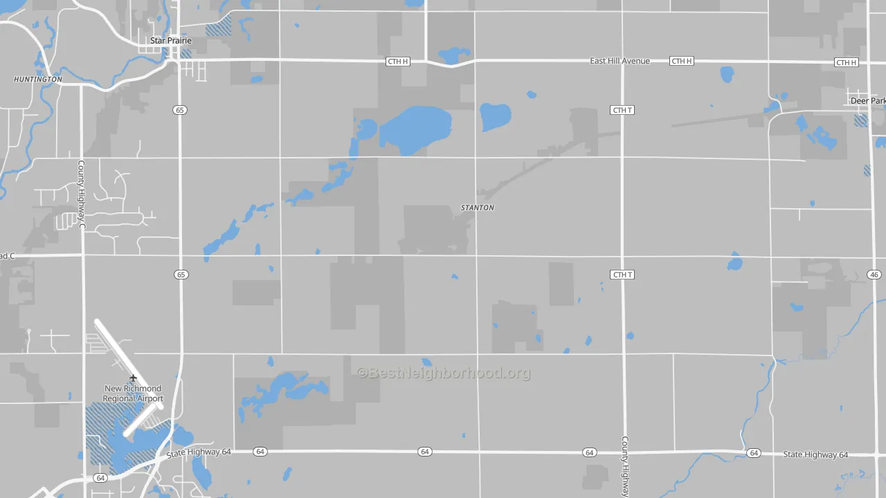 Transit Grade map of Stanton, WI