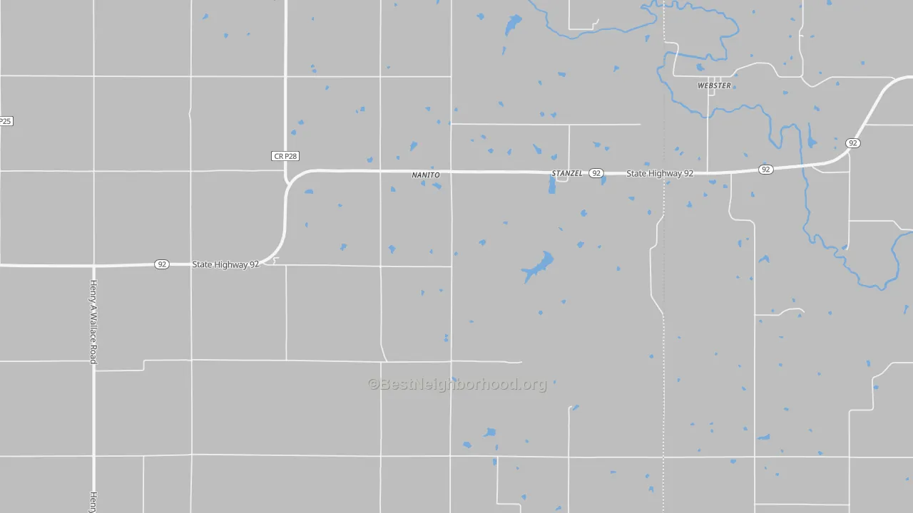 Transit Grade map of Stanzel, IA