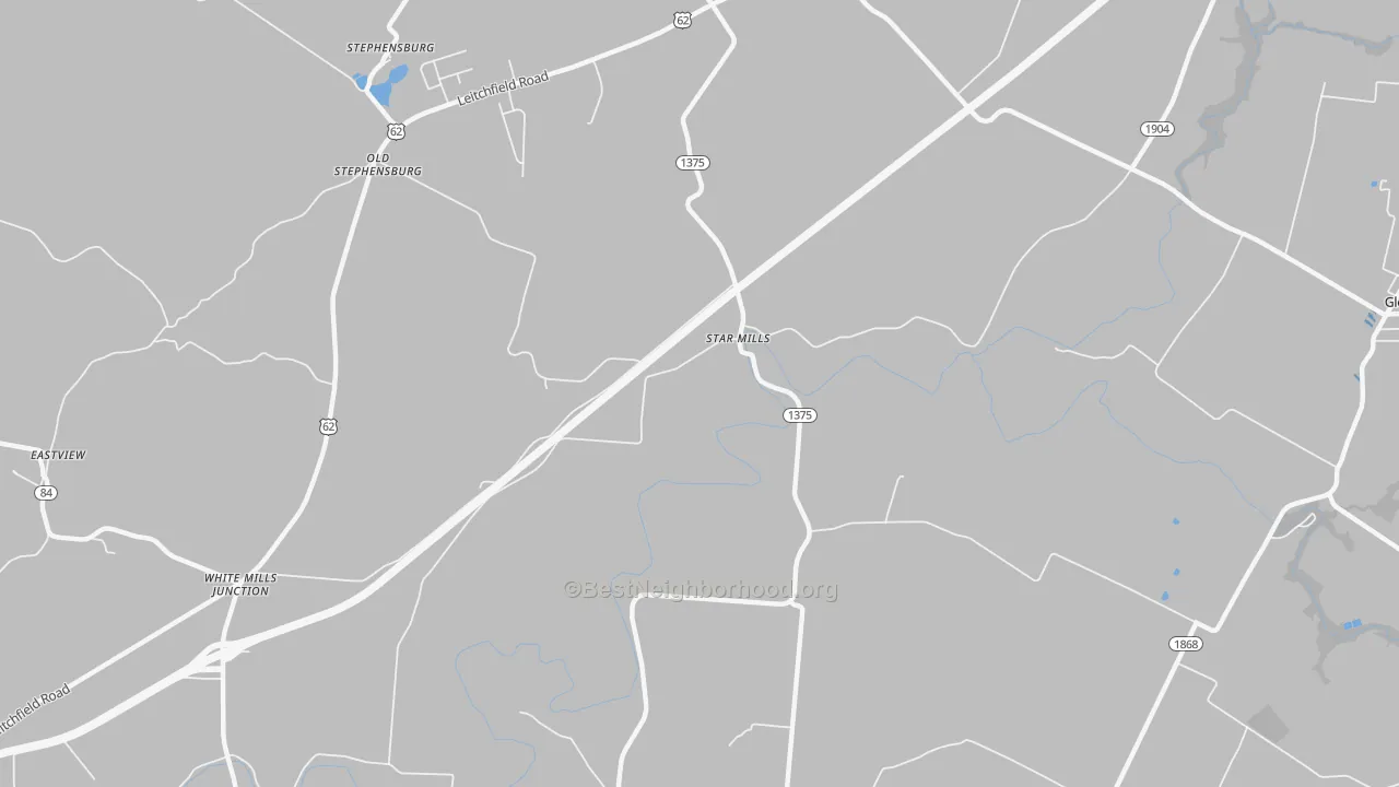 Transit Grade map of Star Mills, KY
