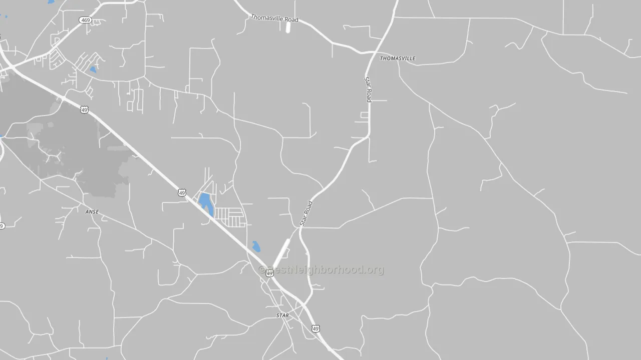 Transit Grade map of Star, MS