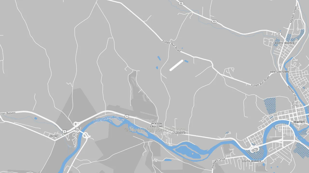 Transit Grade map of Starbrick, PA