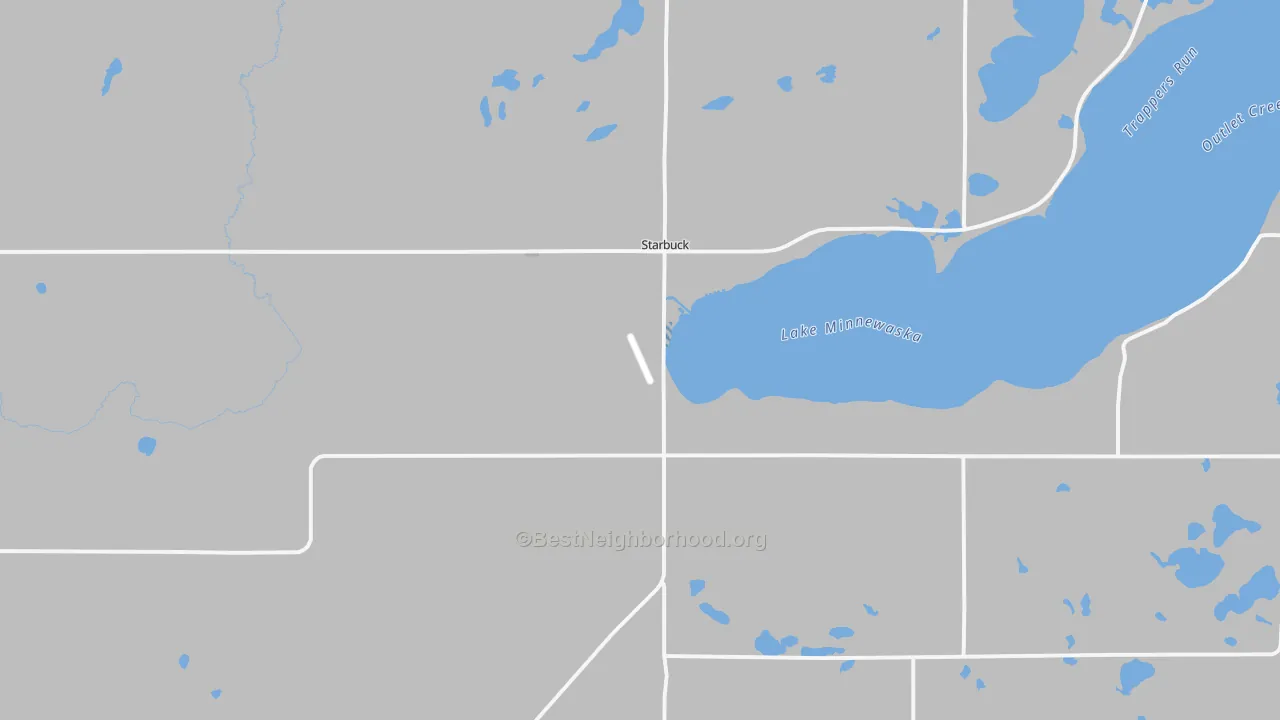 Transit Grade map of Starbuck, MN