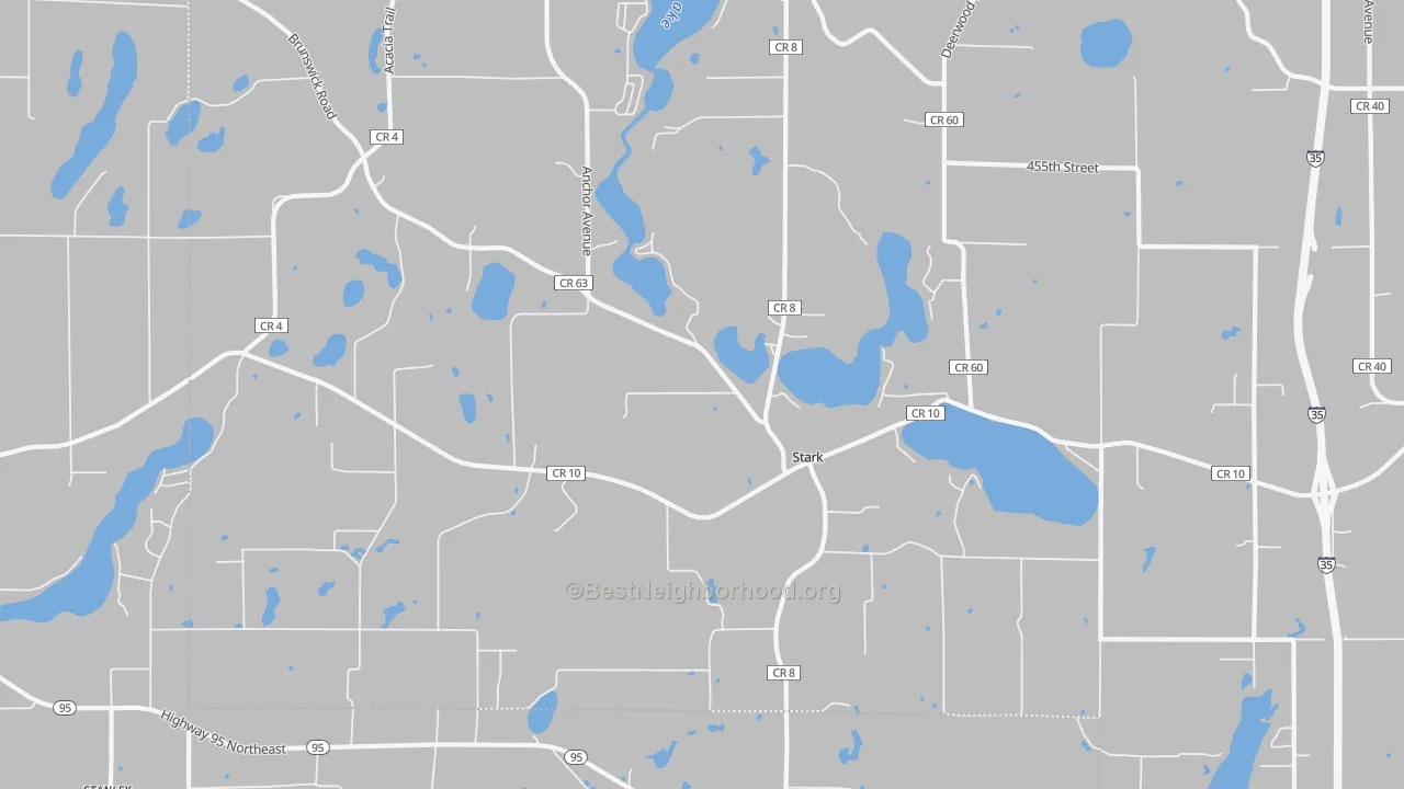 Transit Grade map of Stark, MN