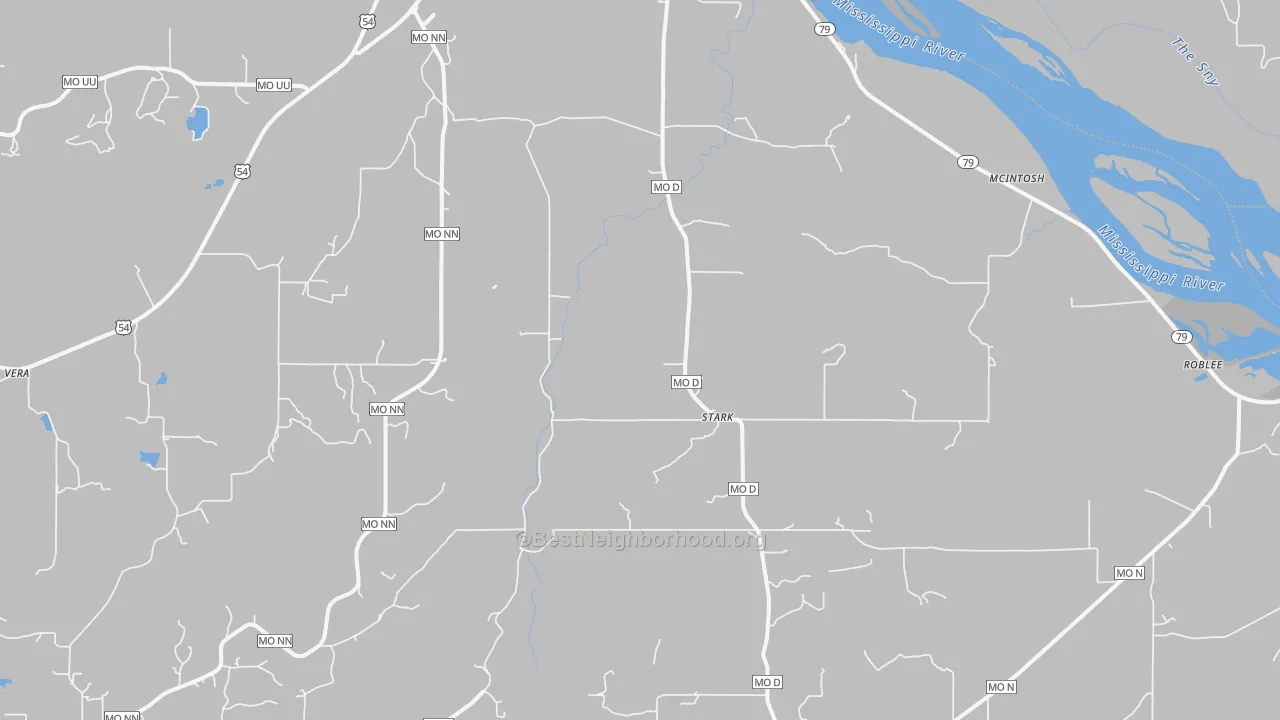 Transit Grade map of Stark, MO