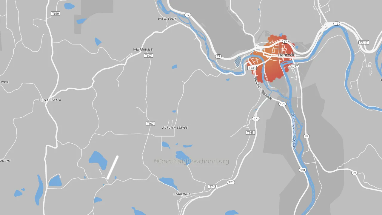 Transit Grade map of Starlight, PA