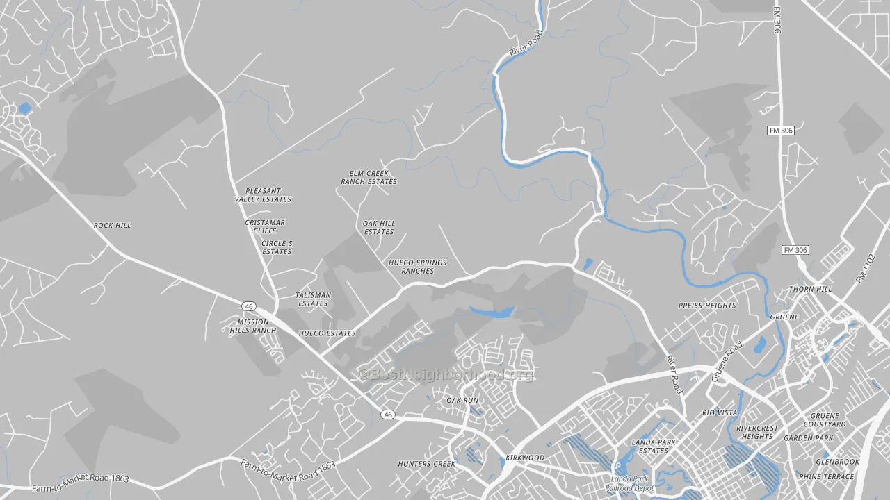 Transit Grade map of Startzville, TX