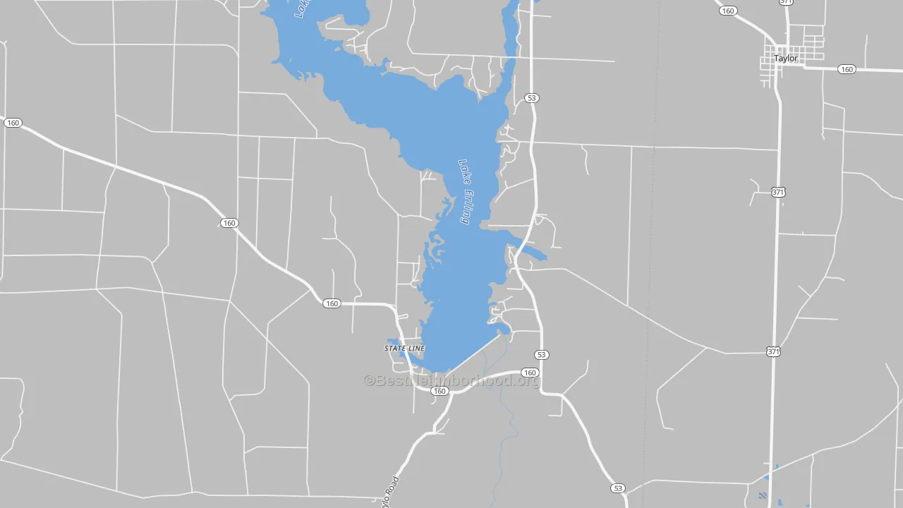 Transit Grade map of State Line, AR