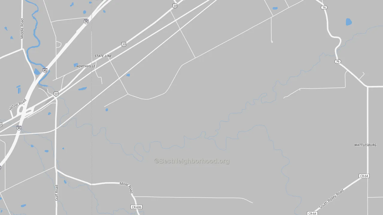 Transit Grade map of State Line, NY