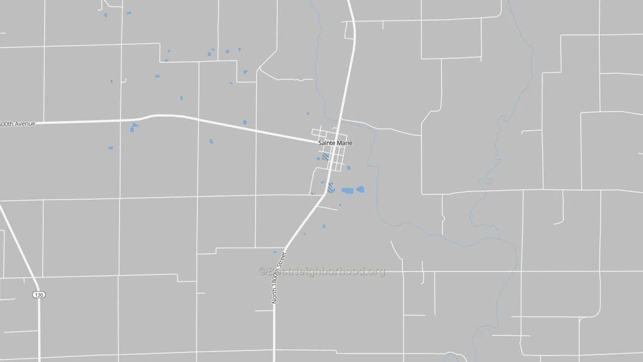Transit Grade map of Ste. Marie, IL