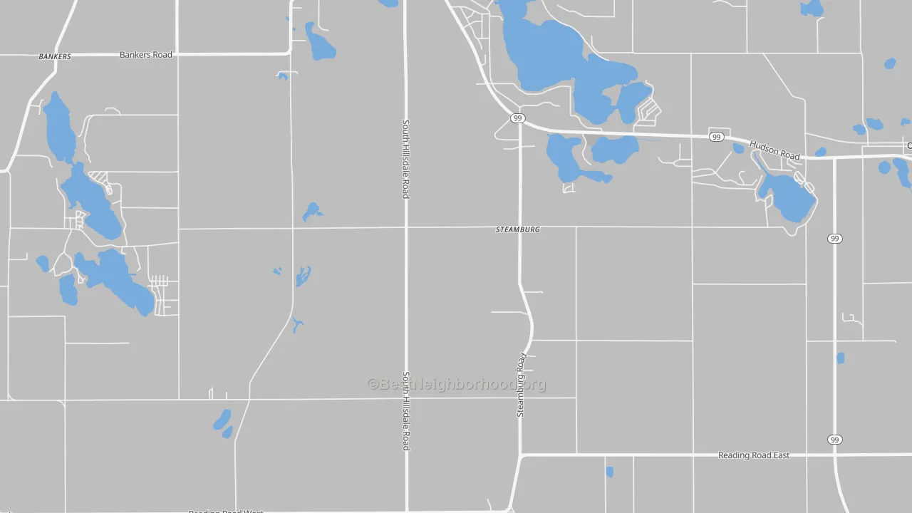 Transit Grade map of Steamburg, MI