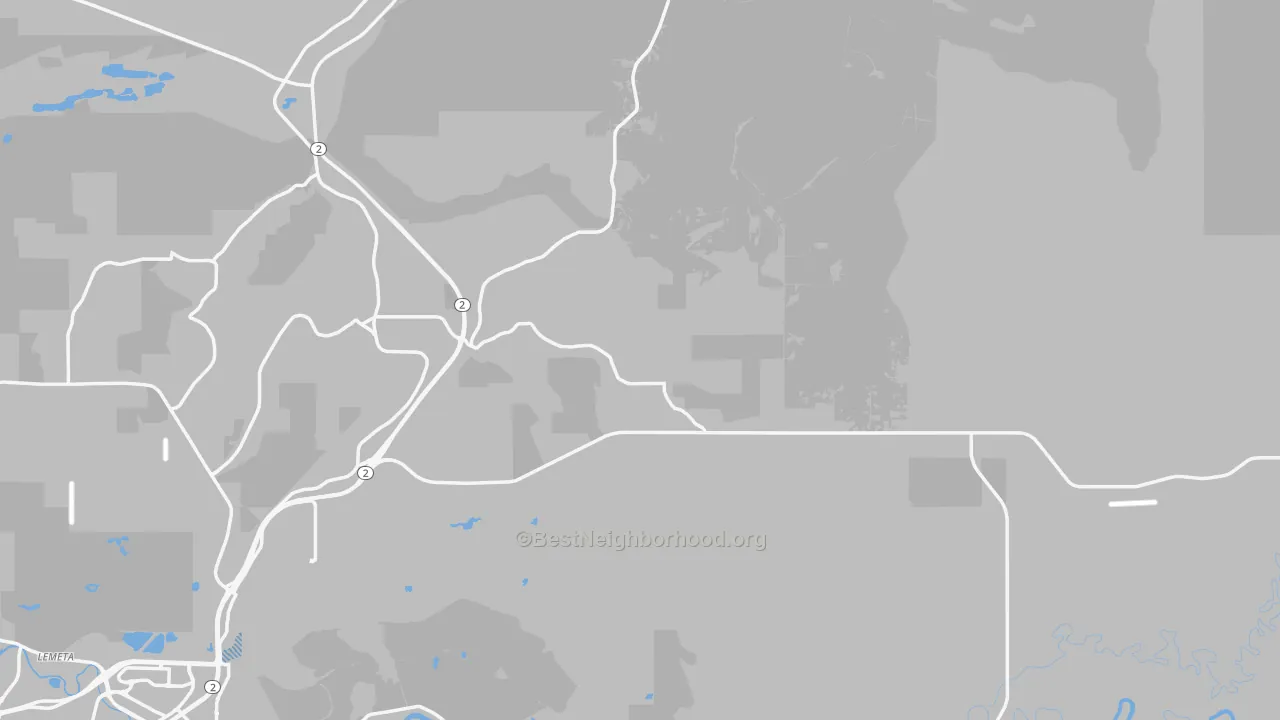 Transit Grade map of Steele Creek, AK