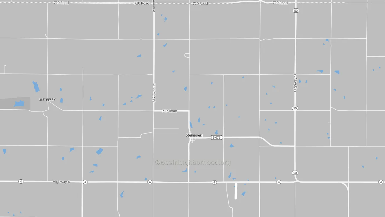 Transit Grade map of Steinauer, NE