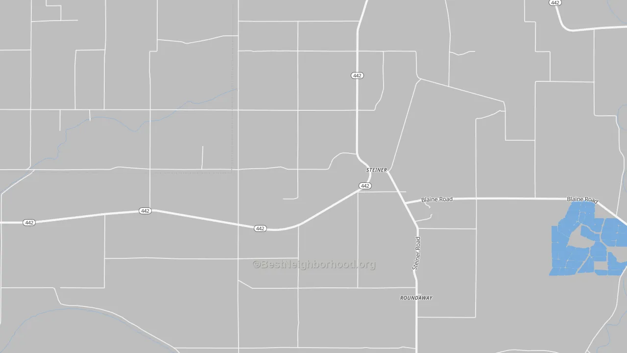 Transit Grade map of Steiner, MS
