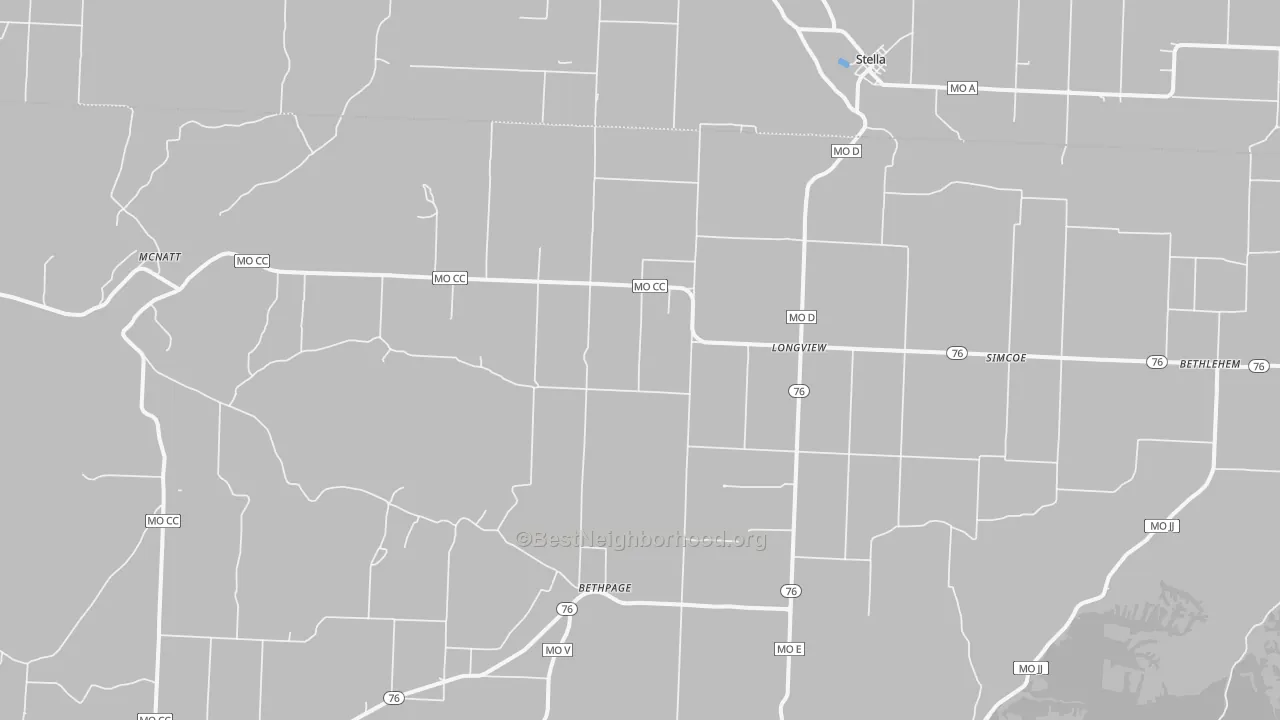 Transit Grade map of Stella, MO