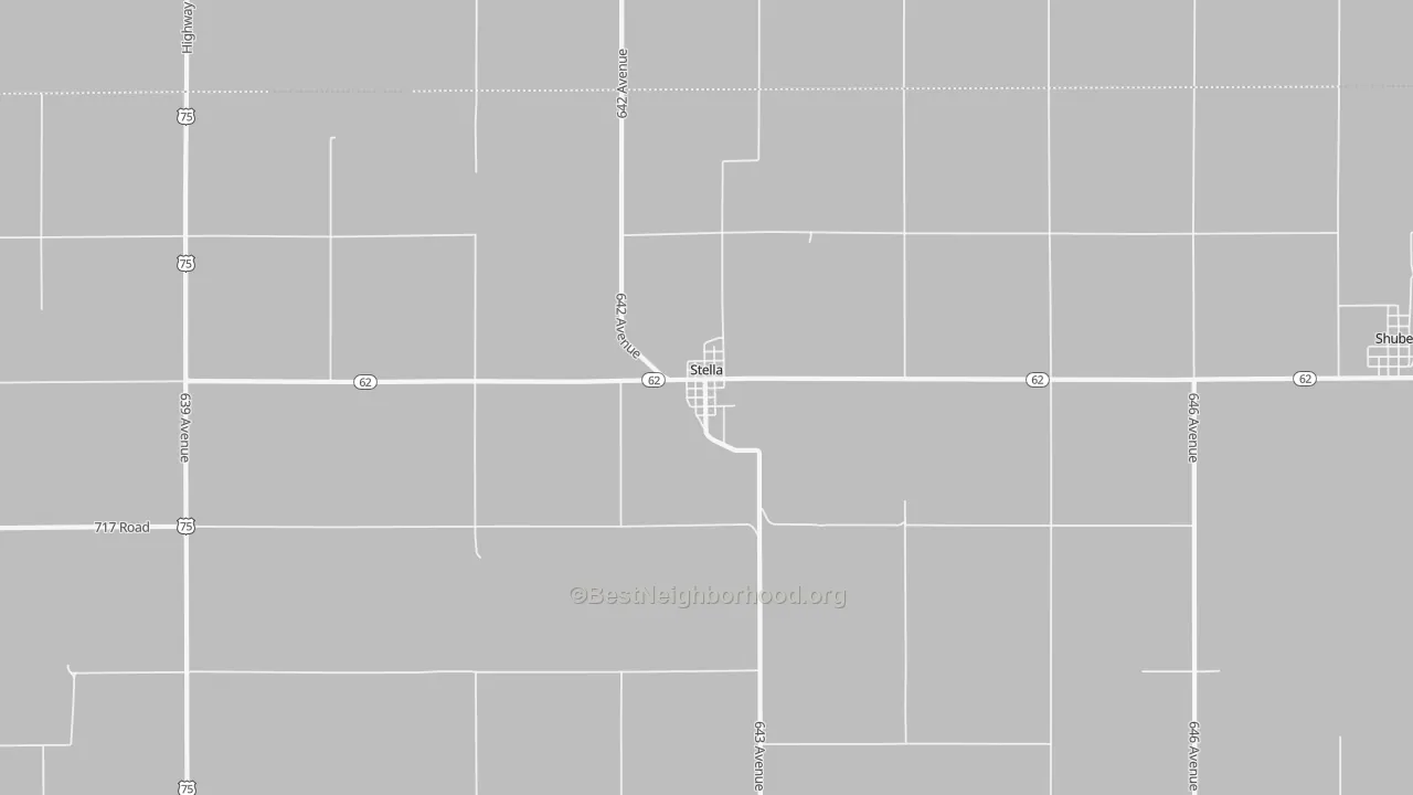 Transit Grade map of Stella, NE