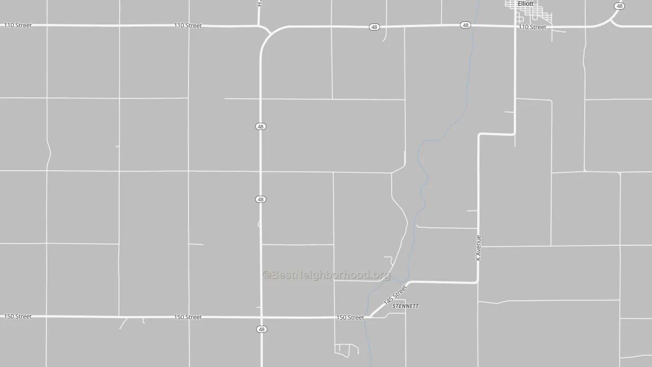 Transit Grade map of Stennett, IA