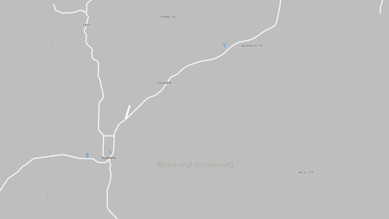 Transit Grade map of Stephens, AR