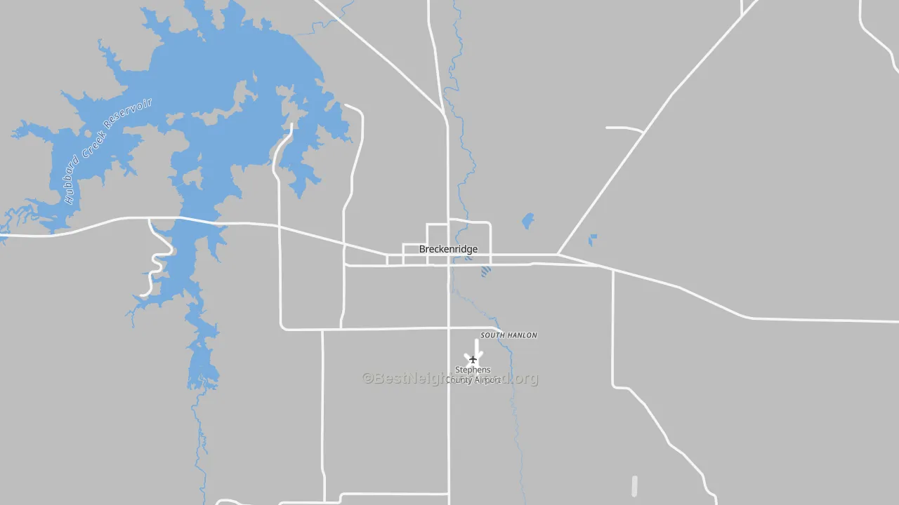Transit Grade map of Stephens County, TX