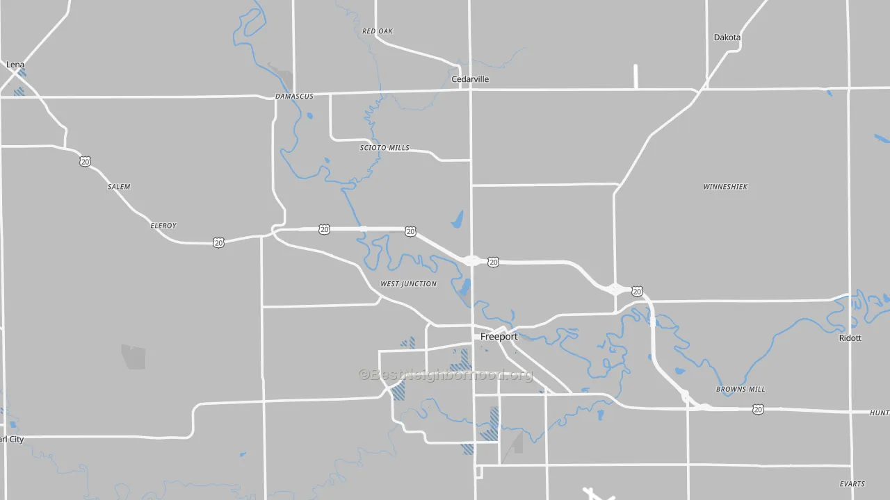 Transit Grade map of Stephenson County, IL