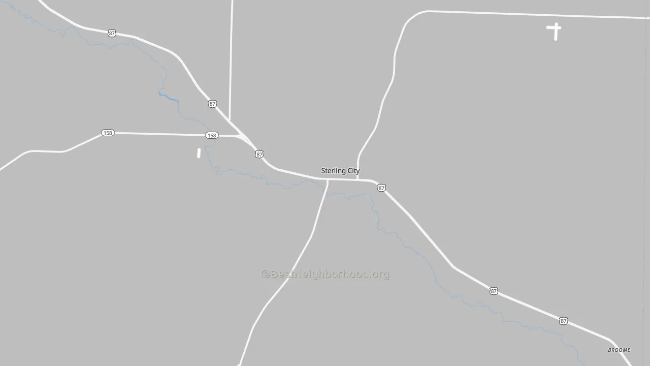 Transit Grade map of Sterling County, TX
