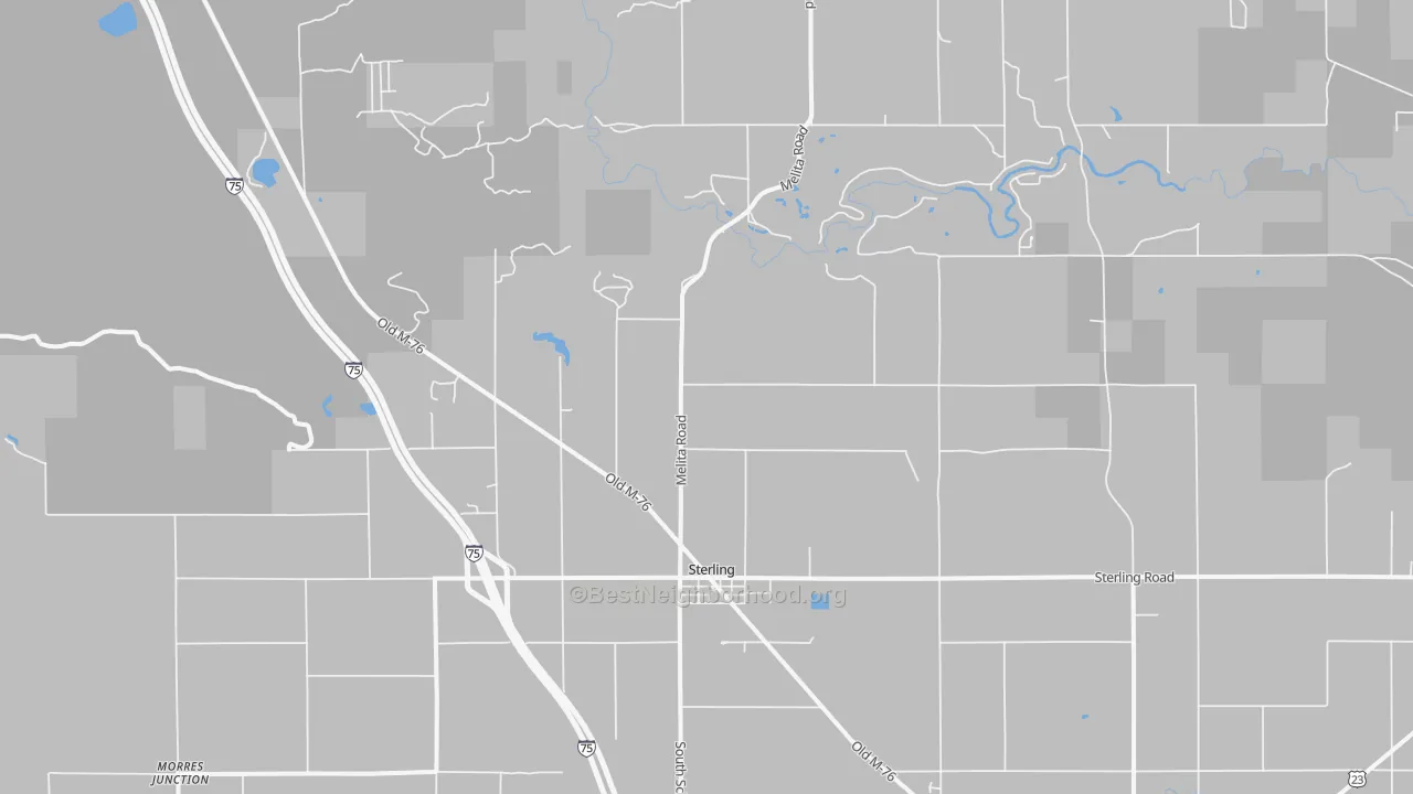Transit Grade map of Sterling, MI