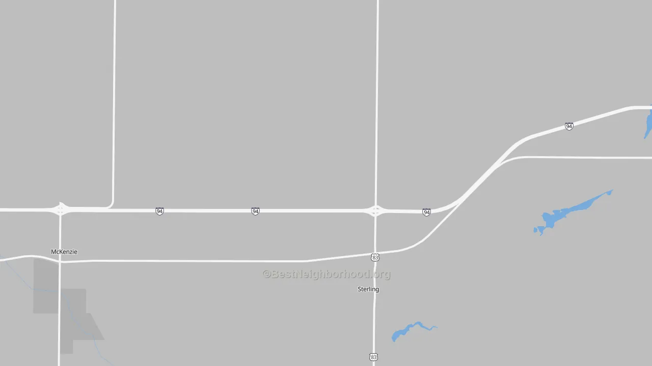 Transit Grade map of Sterling, ND