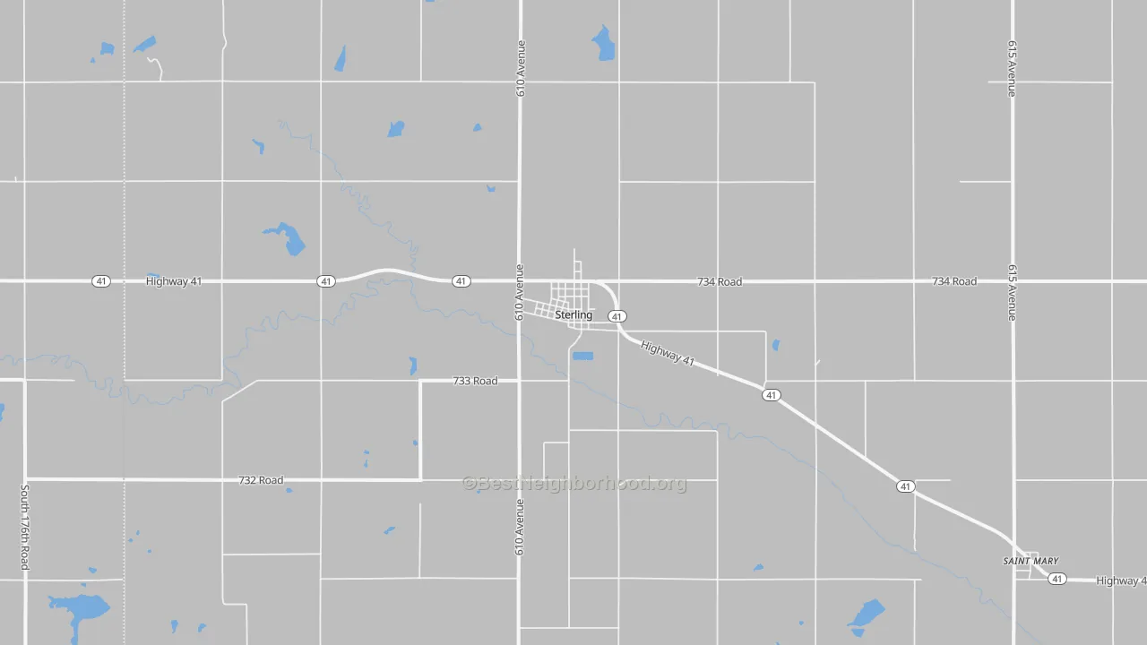 Transit Grade map of Sterling, NE