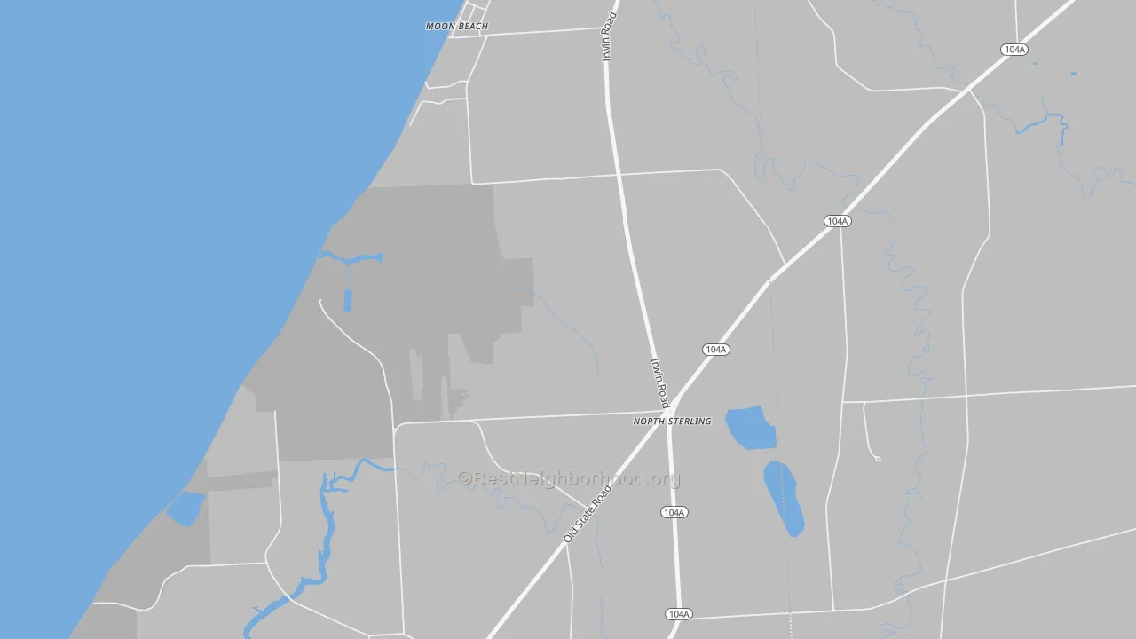 Transit Grade map of Sterling Valley, NY