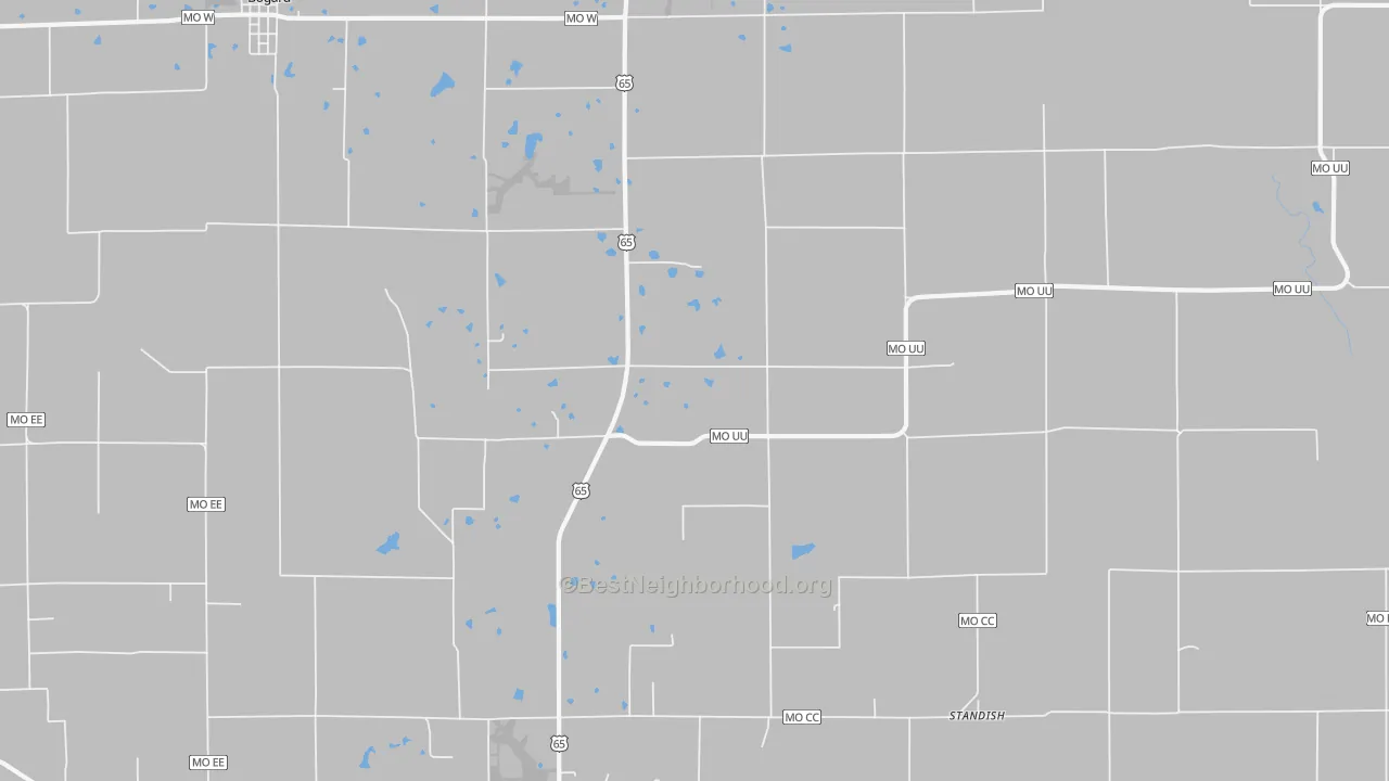 Transit Grade map of Stet, MO