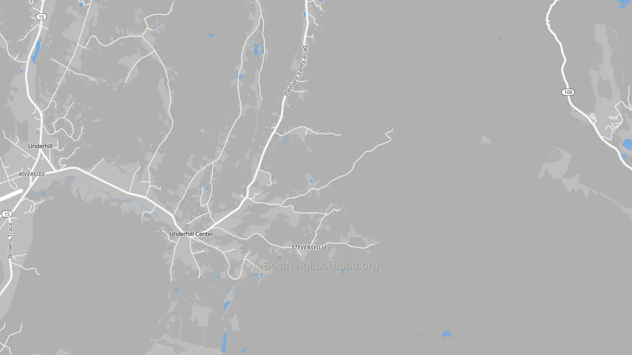 Transit Grade map of Stevensville, VT