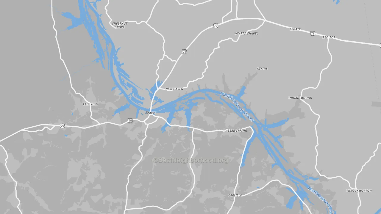 Transit Grade map of Stewart County, TN