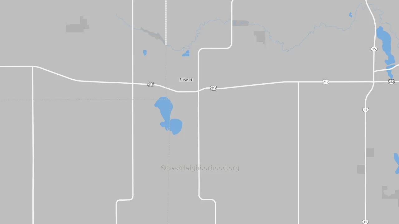 Transit Grade map of Stewart, MN