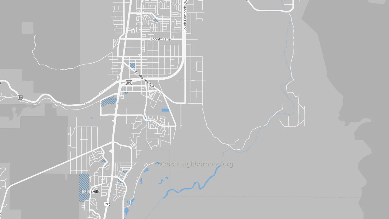 Transit Grade map of Stewart, NV