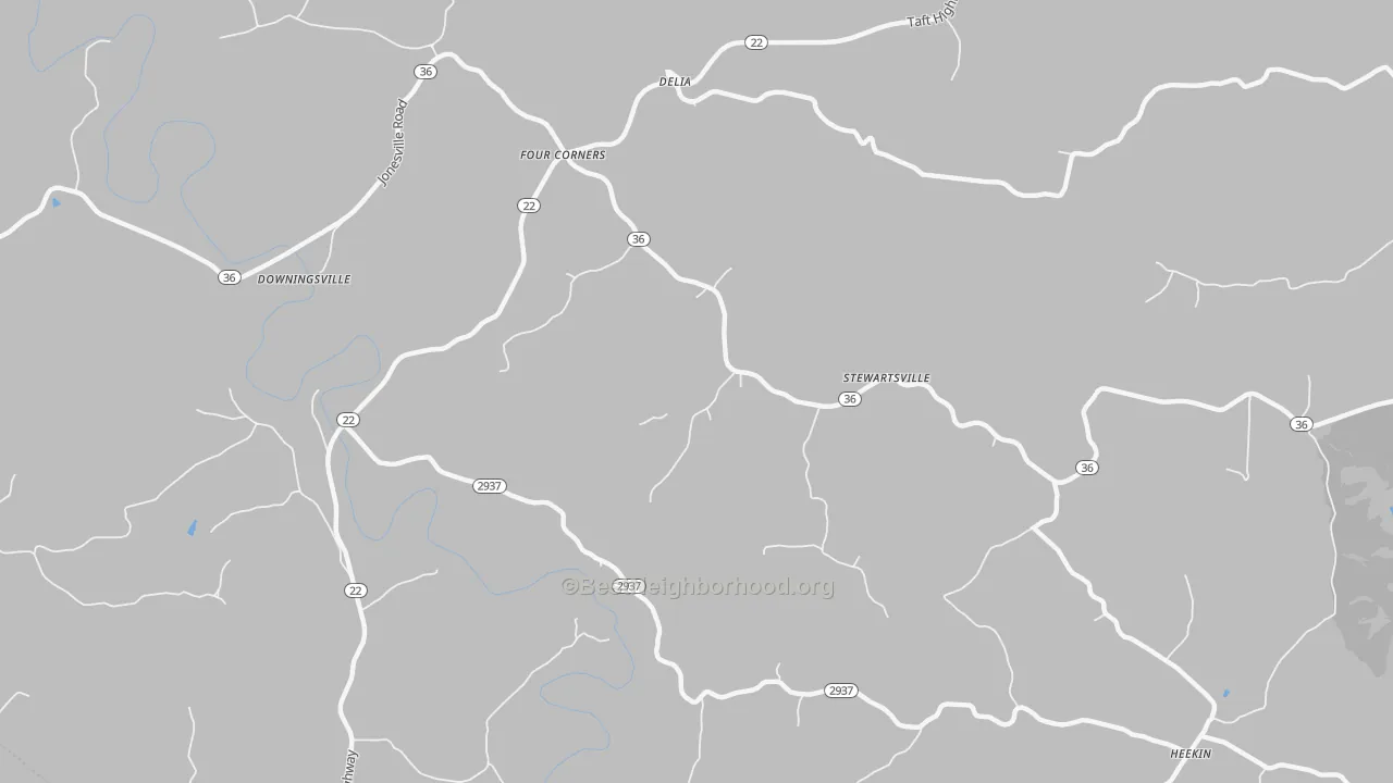 Transit Grade map of Stewartsville, KY
