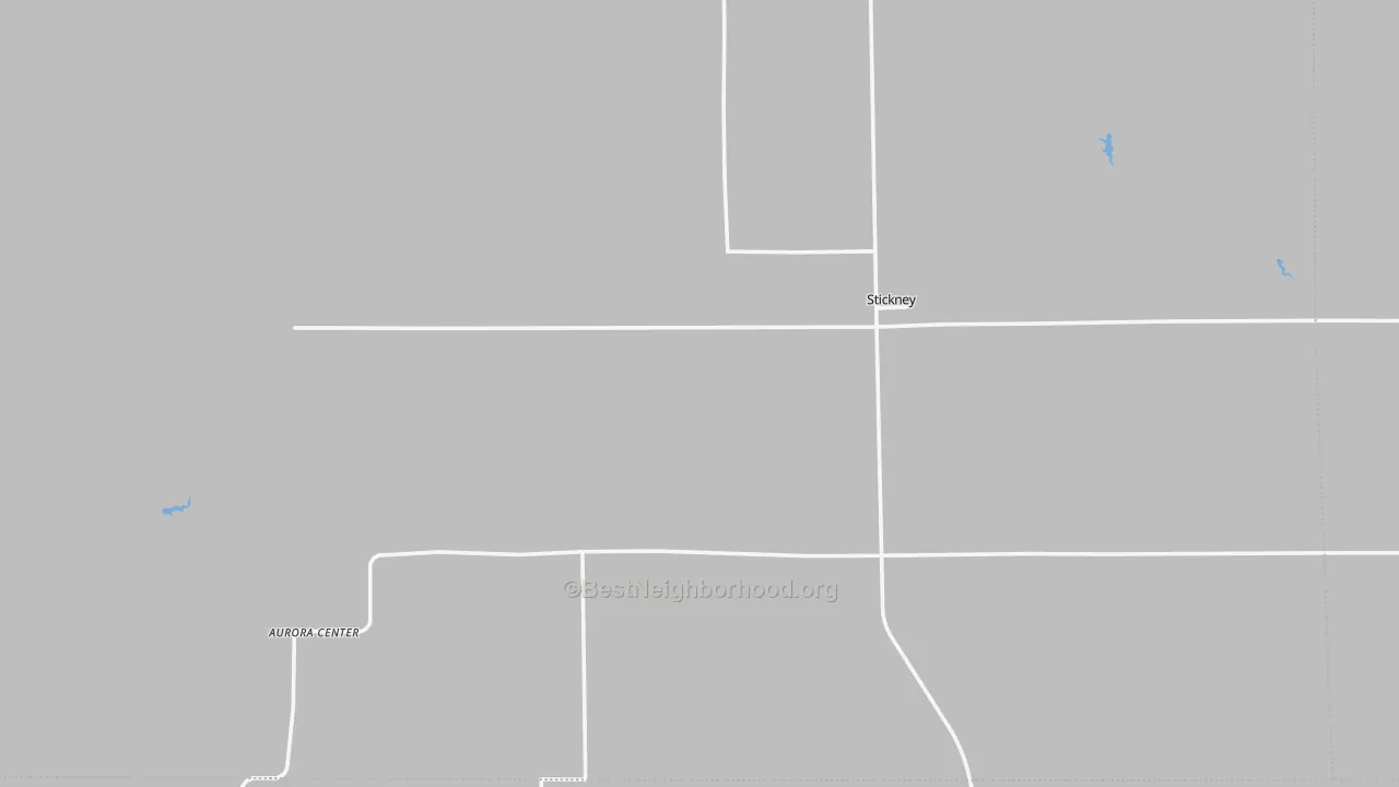 Transit Grade map of Stickney, SD