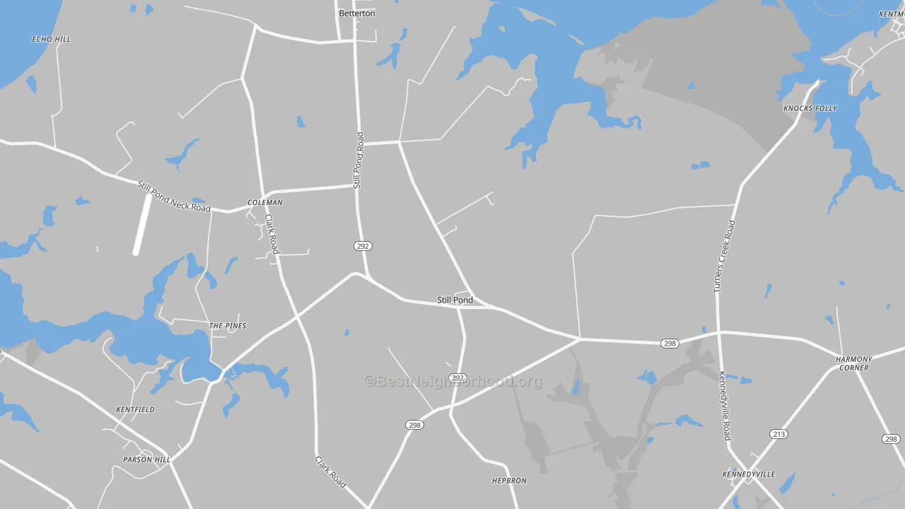 Transit Grade map of Still Pond, MD